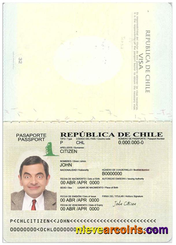 Chile passport version 2